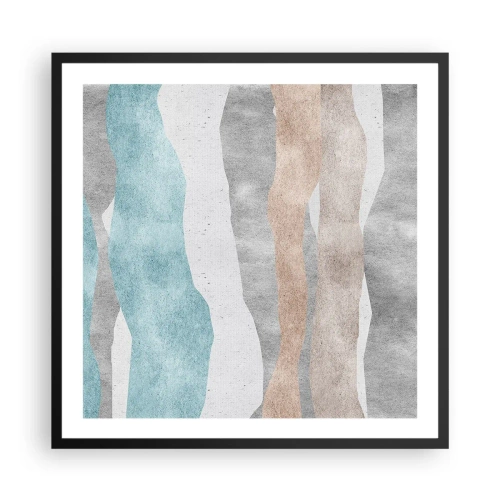 Plakat i sort ramme - En undersøgelse af intimitet - 60x60 cm