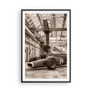 Plakat i sort ramme - Vinderens hvile - 61x91 cm