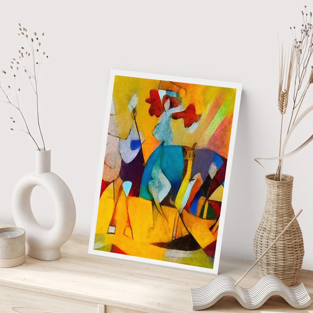 Plakat - Sol - liv - glæde - 50x70 cm