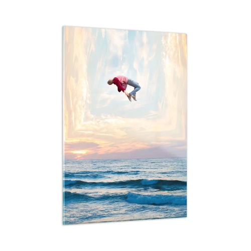 Billede på glas - Til en anden dimension - 50x70 cm