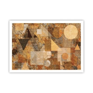 Plakat - Kubistisk bronzeundersøgelse - 100x70 cm