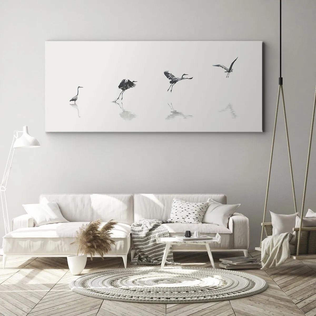 Lærredstryk - Billede på lærred - Fire enkle trin - 100x40 cm