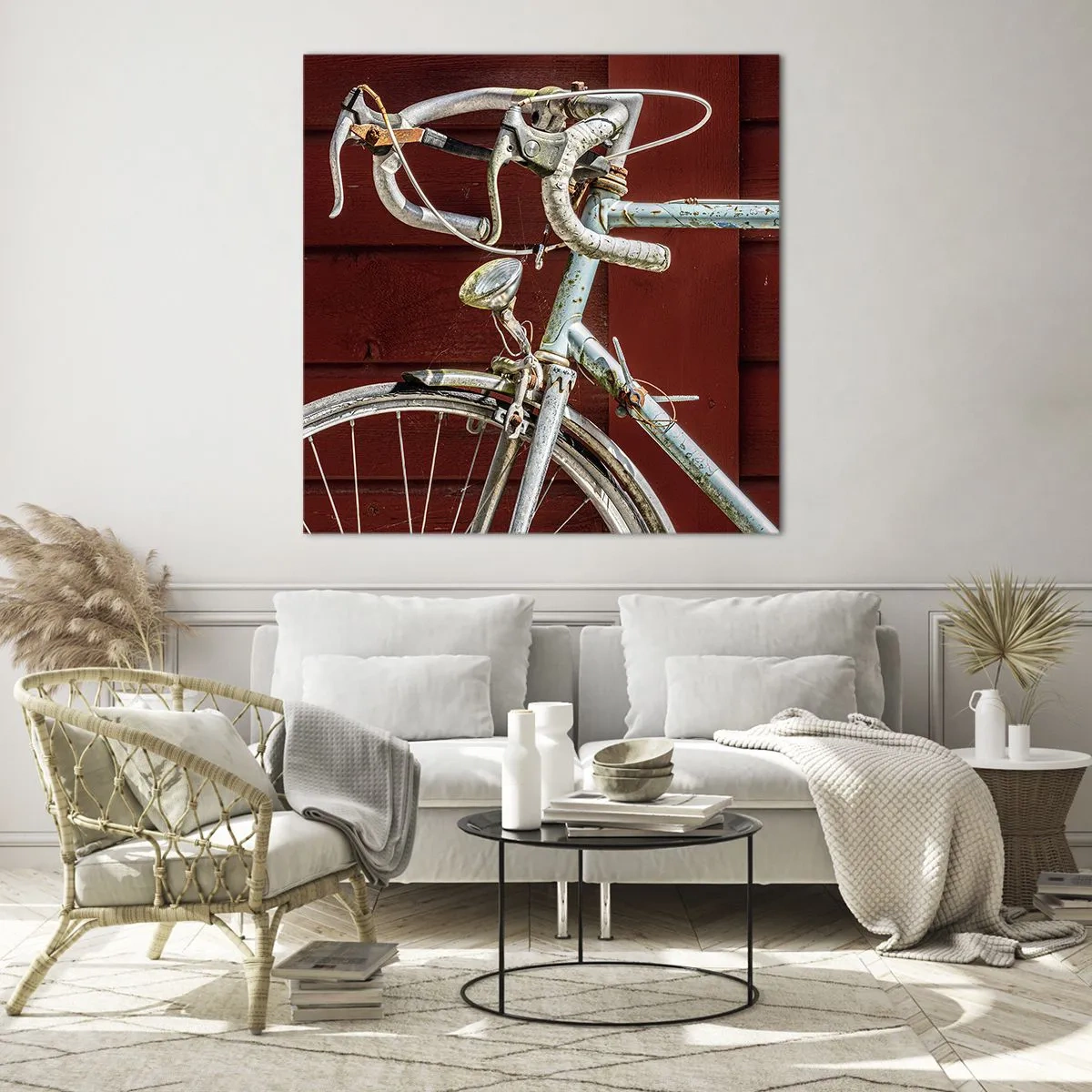 Billede på glas - Skabt til at sejre - 40x40 cm