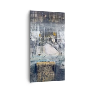 Lærredstryk - Billede på lærred - Som på is, som på fortovet - 65x120 cm