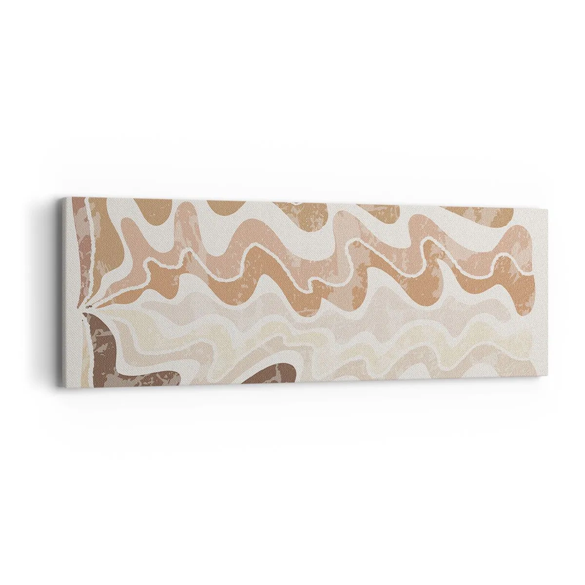 Lærredstryk - Billede på lærred - God energi - gode følelser - 90x30 cm