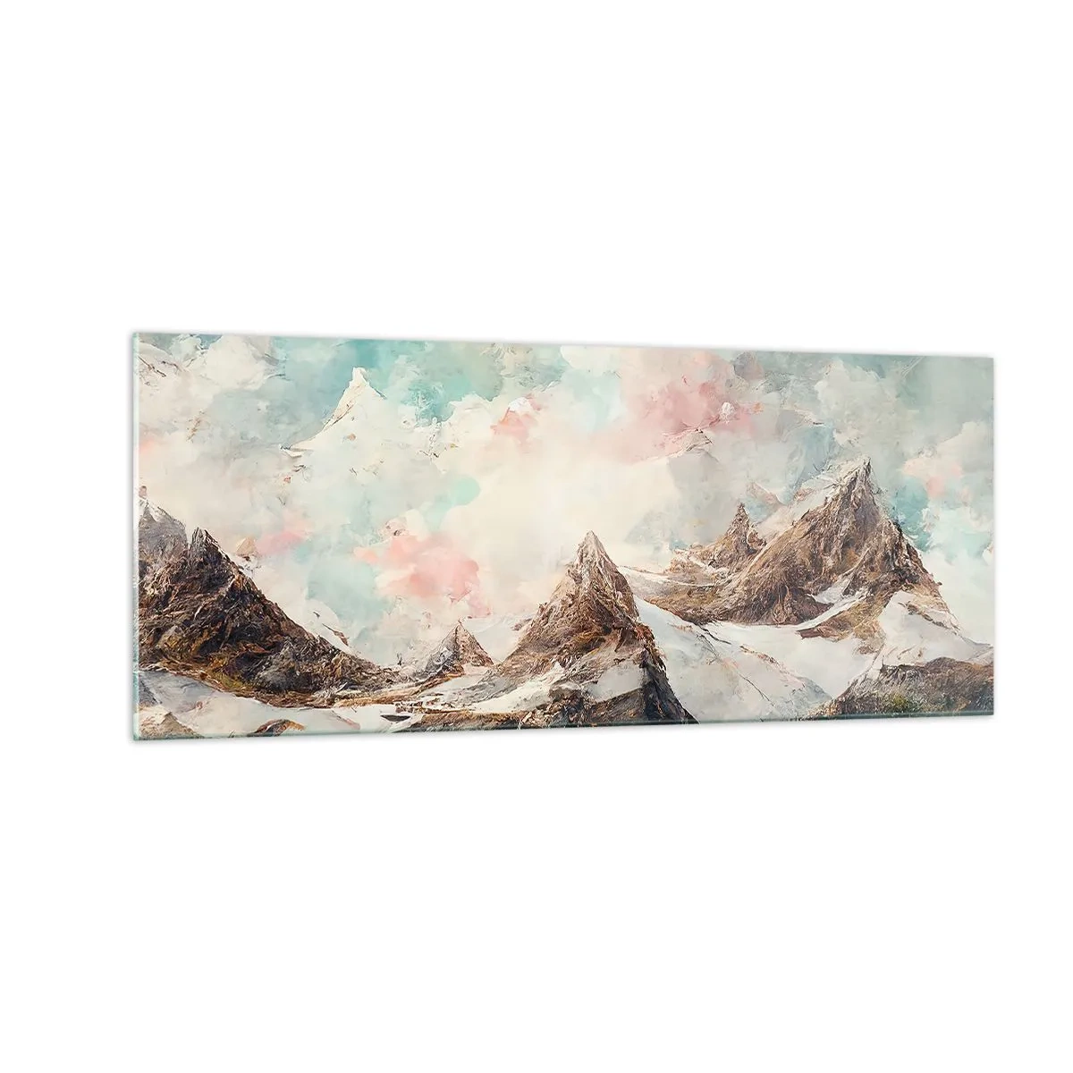 Billede på glas - Stenede knive - 100x40 cm