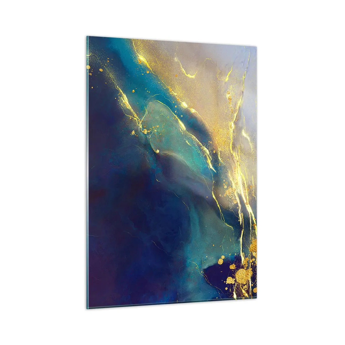 Billede på glas - Gylden marsk - 50x70 cm