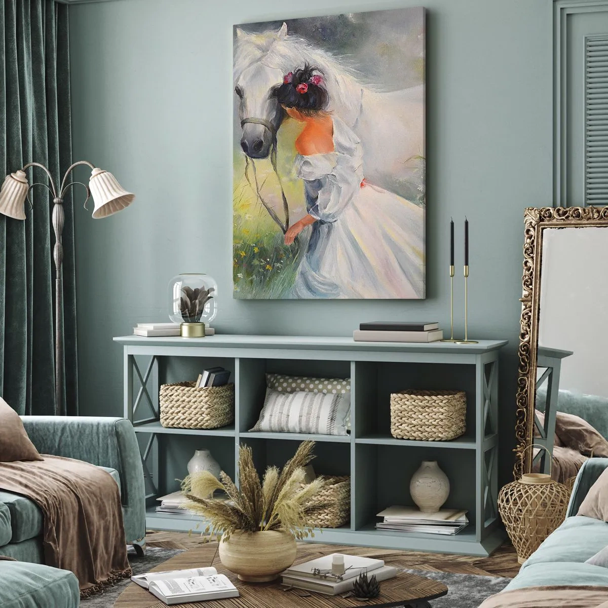 Lærredstryk - Billede på lærred - Som fra en smuk drøm - 50x70 cm