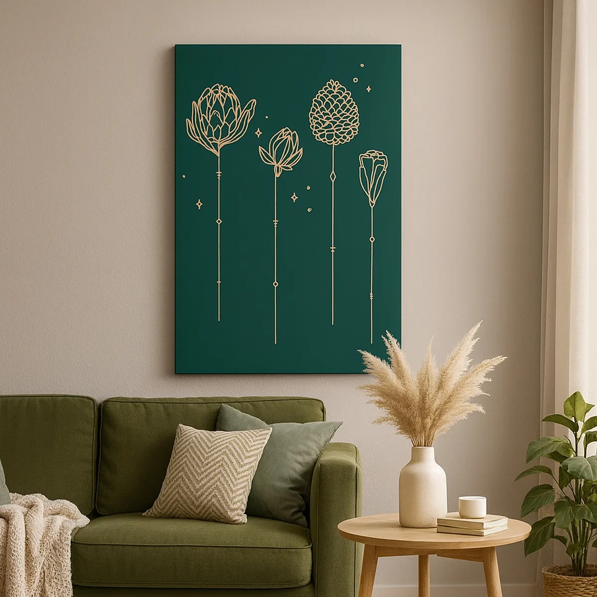 Lærredstryk - Billede på lærred - Familien ZIÓŁkowski - 50x70 cm