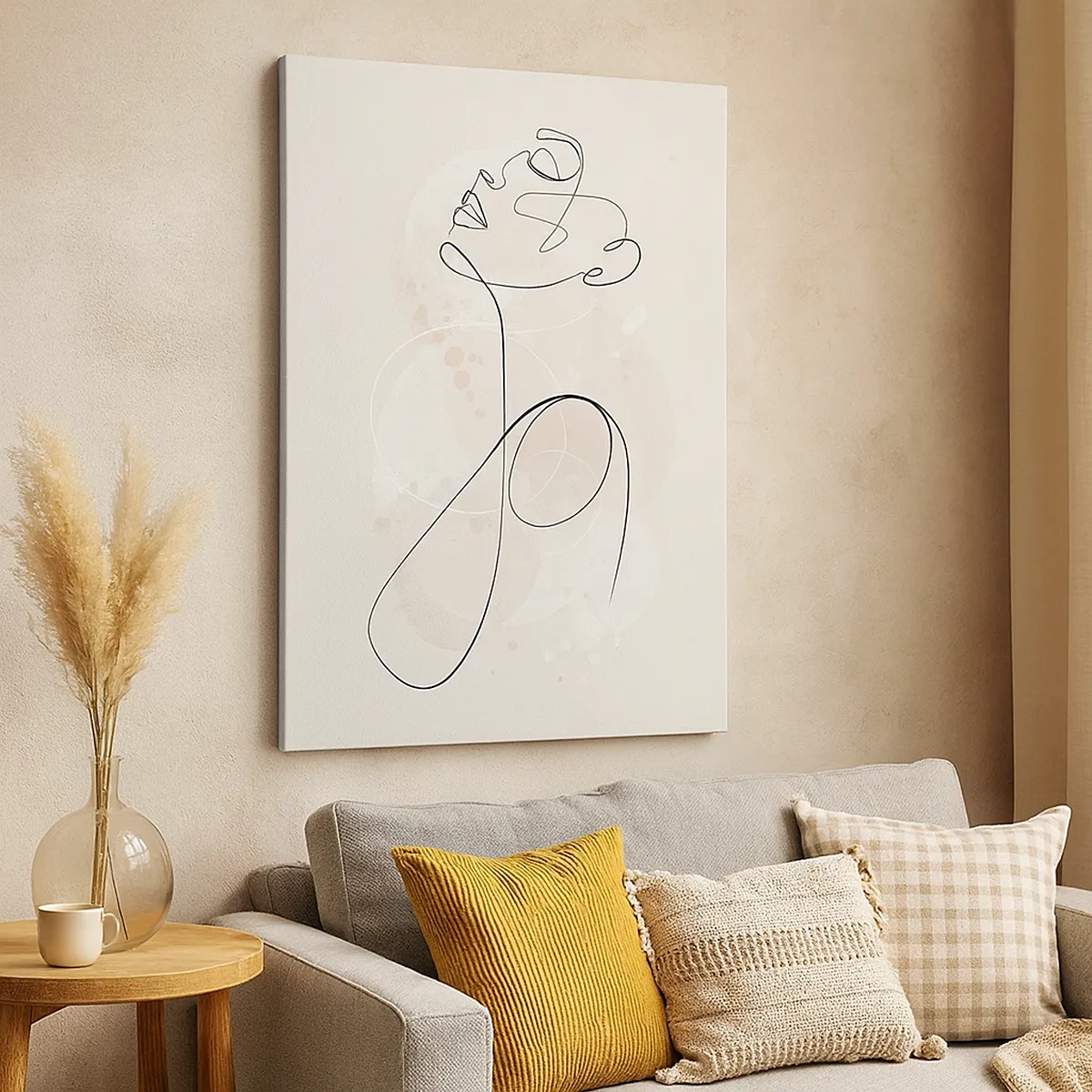 Lærredstryk - Billede på lærred - Spiralen af skønhed - 50x70 cm