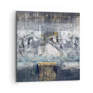 Lærredstryk - Billede på lærred - Som på is, som på fortovet - 70x70 cm