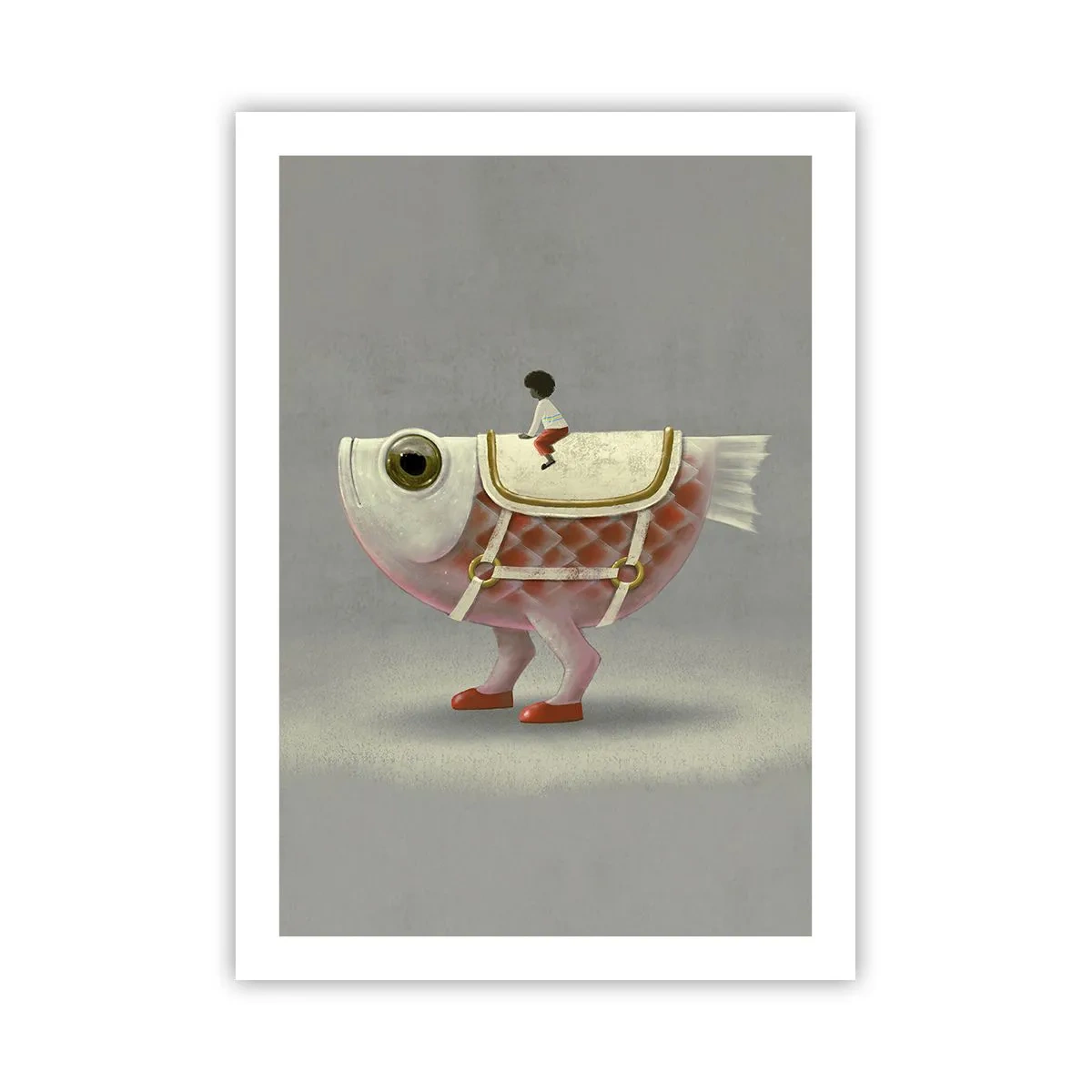 Plakat - Rybonski rytter - 50x70 cm