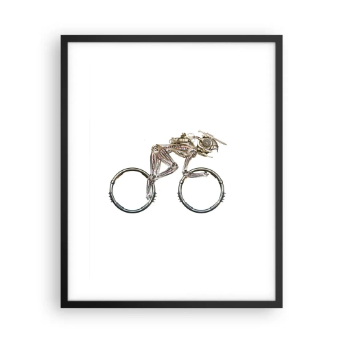 Plakat i sort ramme - En fantastisk maskine - 40x50 cm