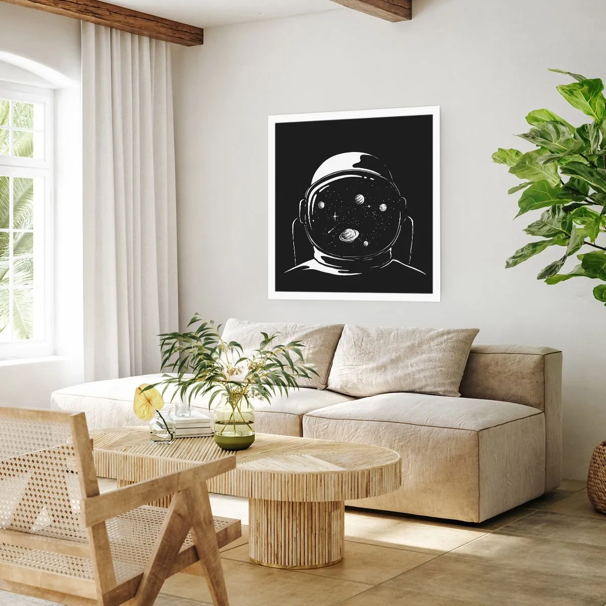 Plakat - Flot udsigt - 50x50 cm