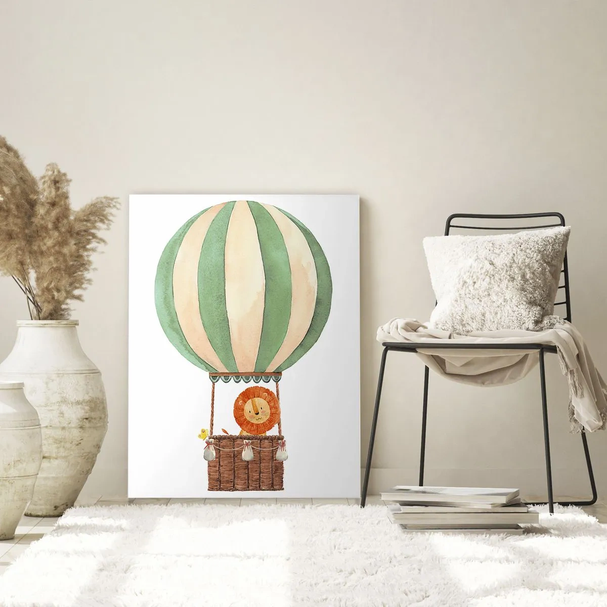 Billede på glas - Leons rejser - 80x120 cm