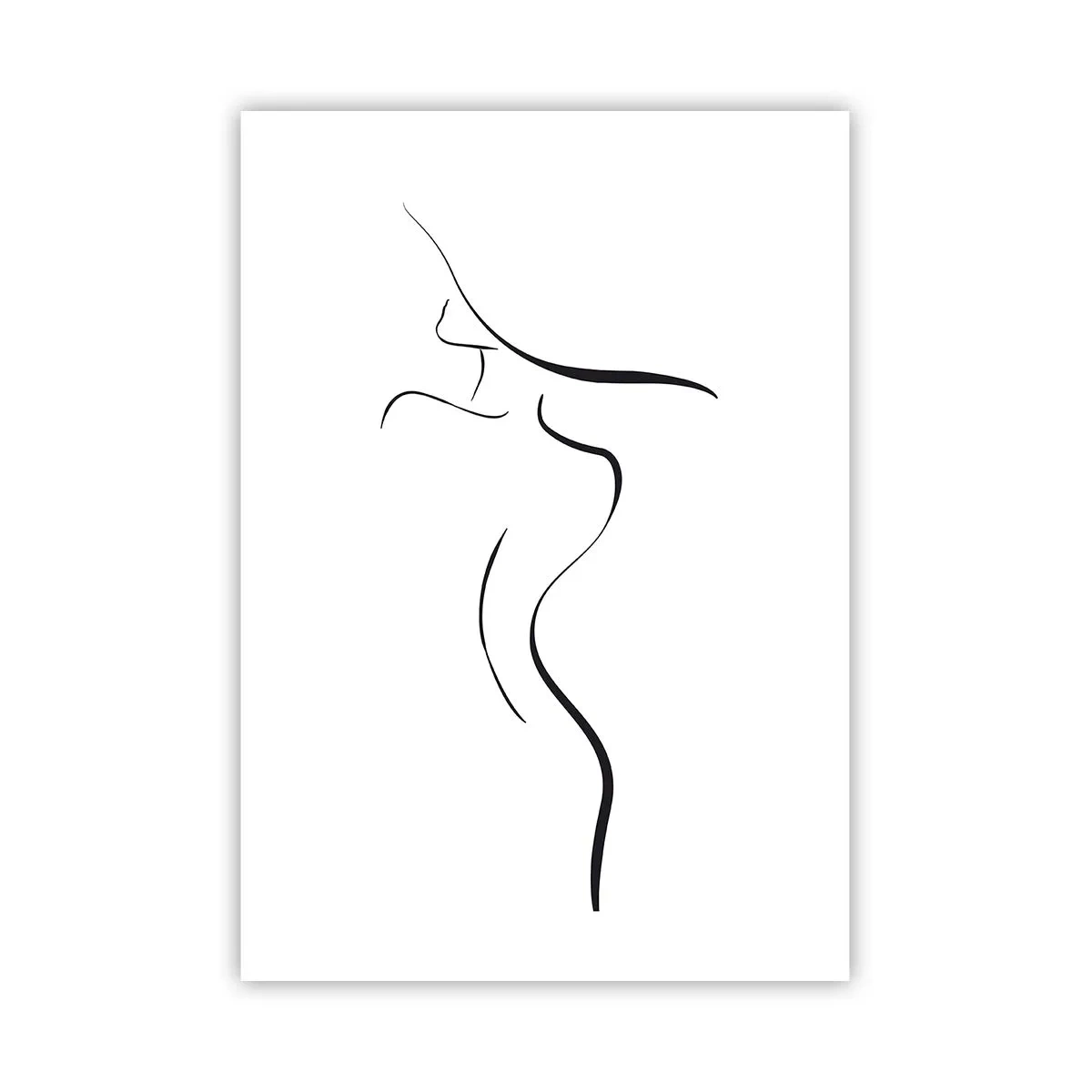 Plakat - Flygtig som en bølge - 70x100 cm