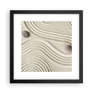 Plakat i sort ramme - Et strejf af varme - 30x30 cm