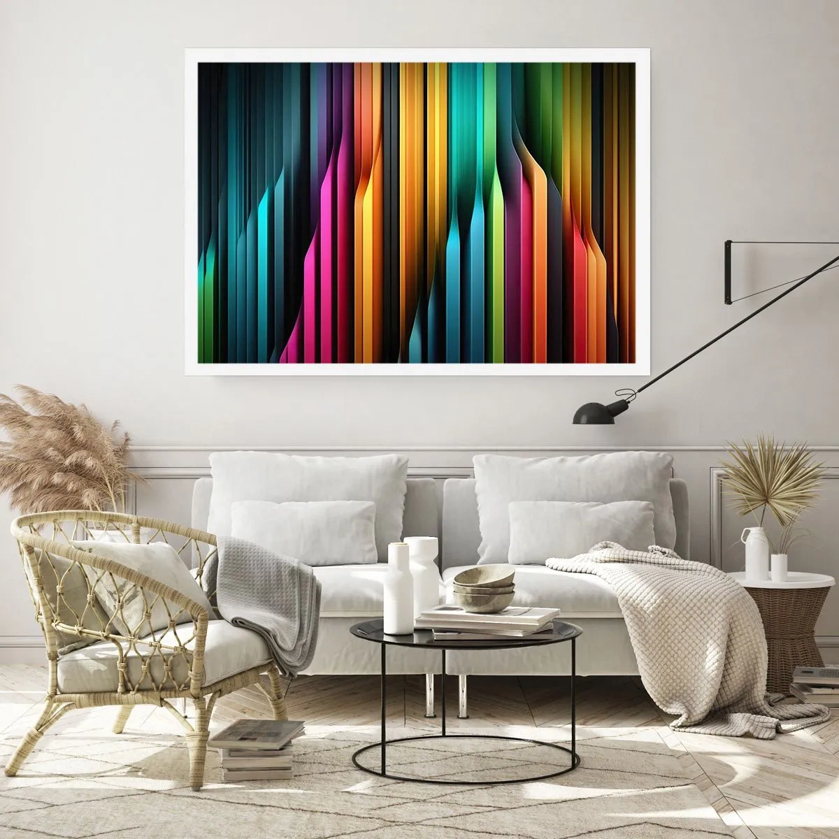 Plakat - Lysende orgel - 100x70 cm