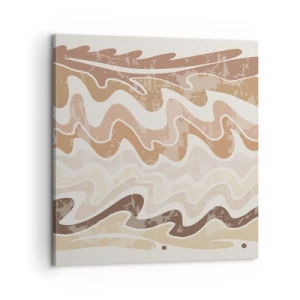 Lærredstryk - Billede på lærred - God energi - gode følelser - 60x60 cm