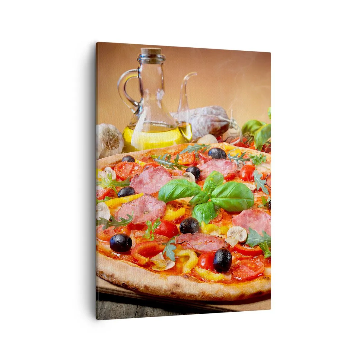 Lærredstryk - Billede på lærred - Med en ægte italiensk smag - 50x70 cm