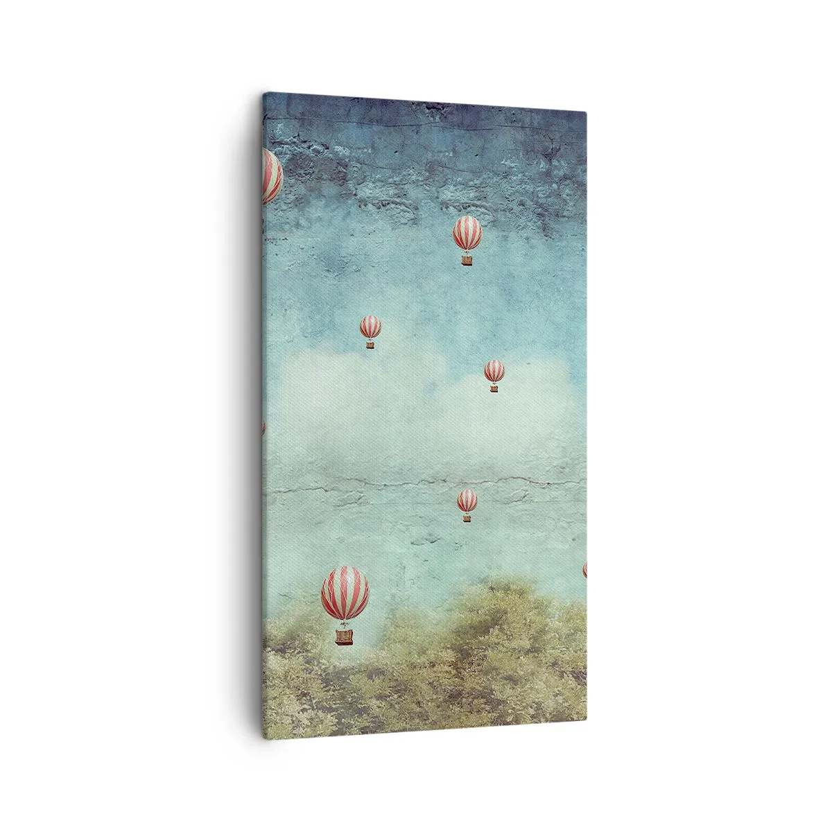 Lærredstryk - Billede på lærred - Fri fra livets travlhed og travlhed - 45x80 cm