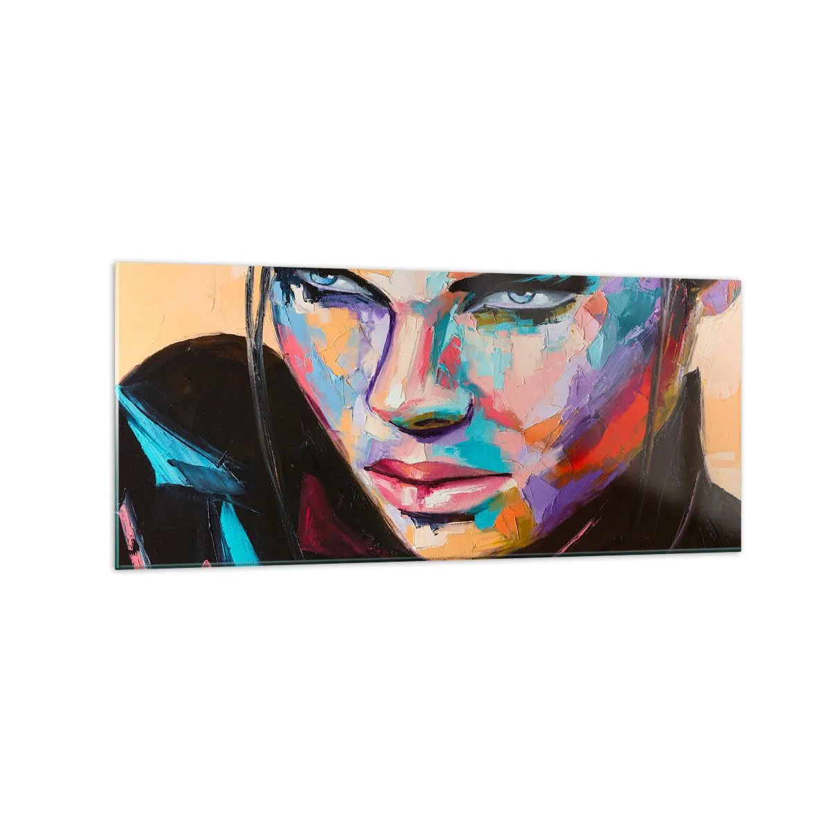 Billede på glas - Vild i hjertet - 120x50 cm