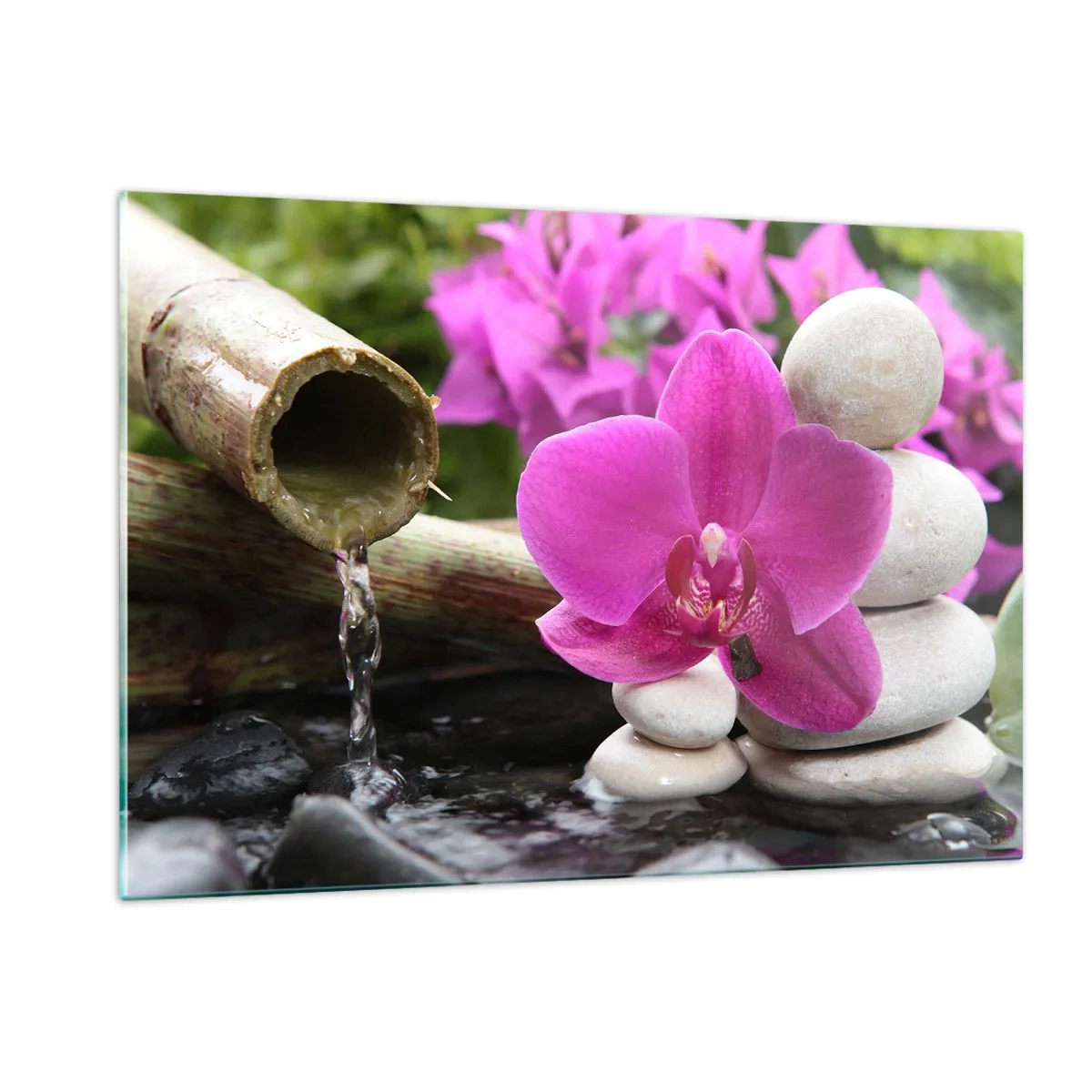 Billede på glas - Du hviler allerede - 120x80 cm