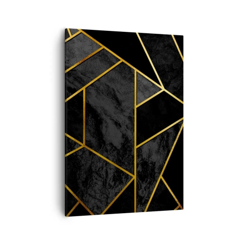 Lærredstryk - Billede på lærred - Mørke og lys - 50x70 cm