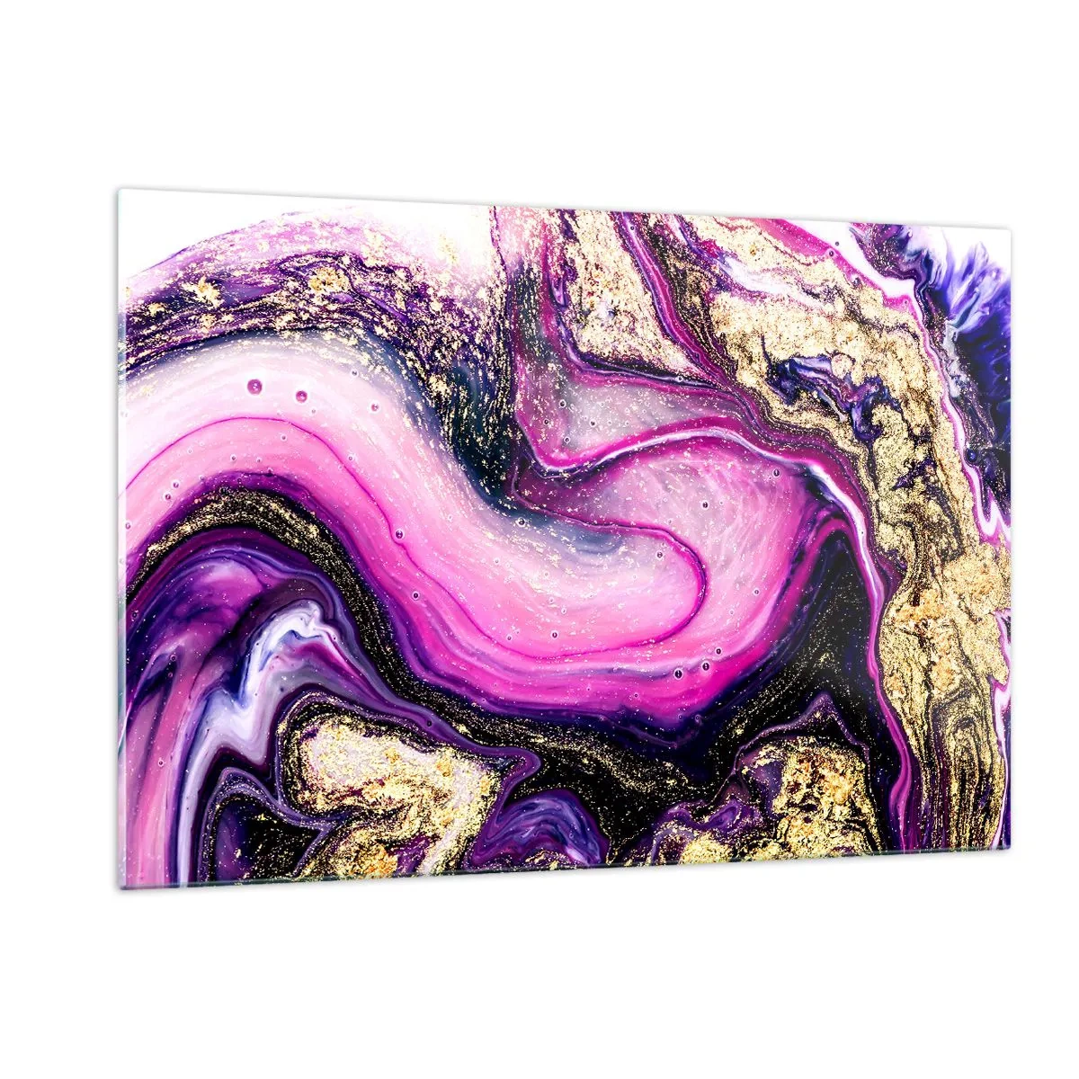 Billede på glas - Et øjeblik bag kulisserne - 120x80 cm