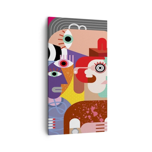 Lærredstryk - Billede på lærred - Vi fra hr. Picasso - 45x80 cm