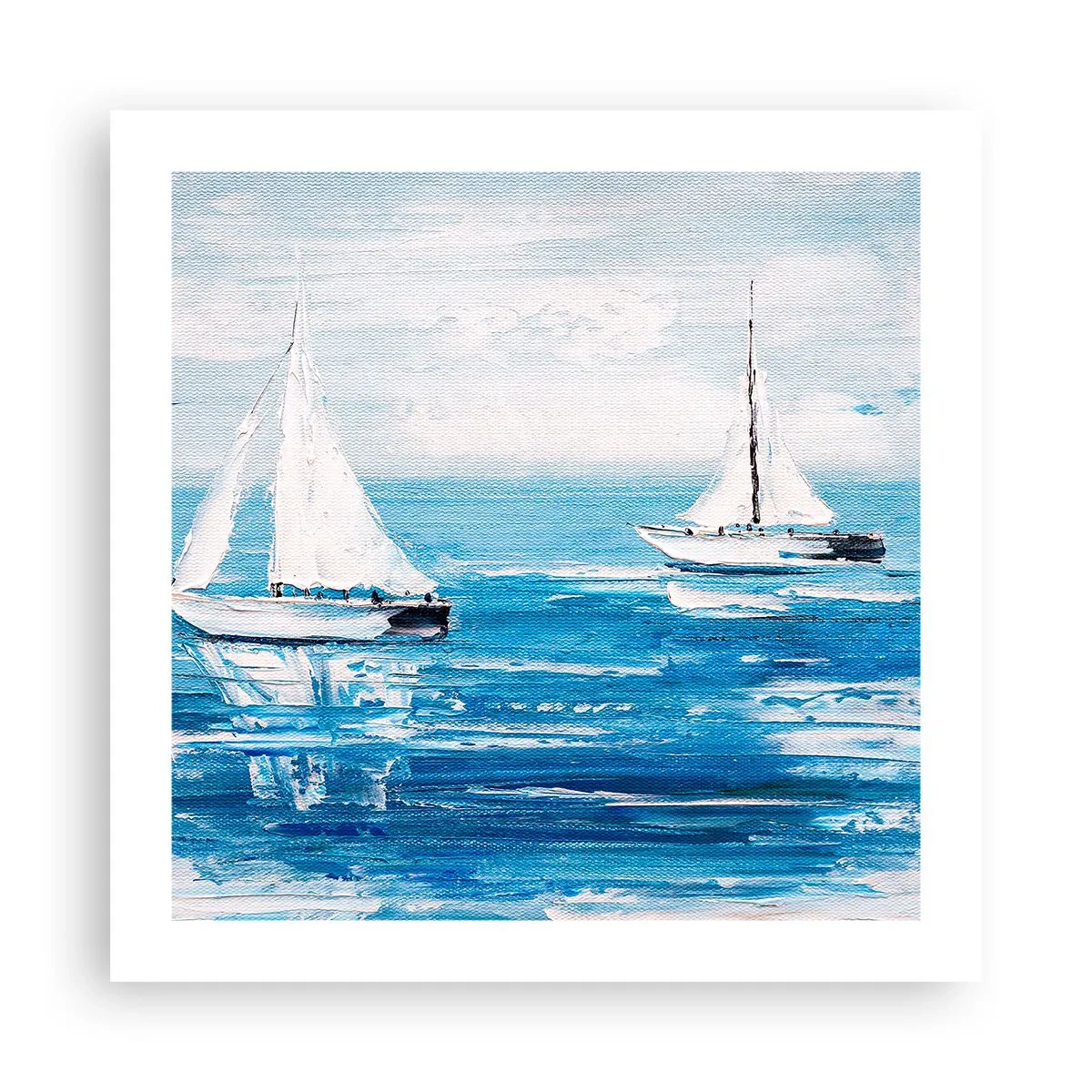 Plakat - Med en ven ved din side - 50x50 cm