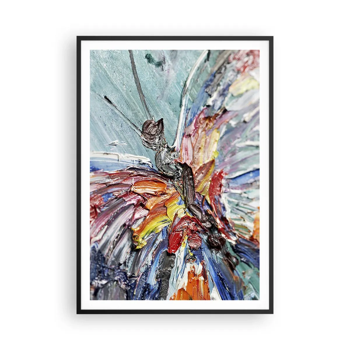 Plakat i sort ramme - Malet af naturen - 70x100 cm