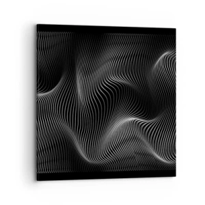 Lærredstryk - Billede på lærred - Lysets dans i rummet - 70x70 cm