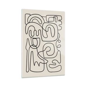 Billede på glas - På sporet - 50x70 cm