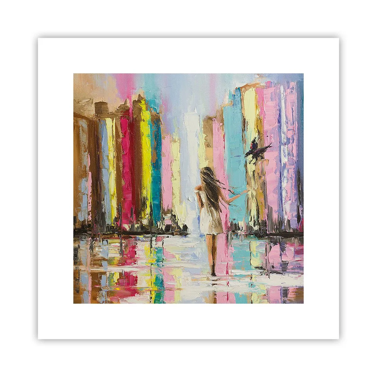 Plakat - Følg mig - 30x30 cm