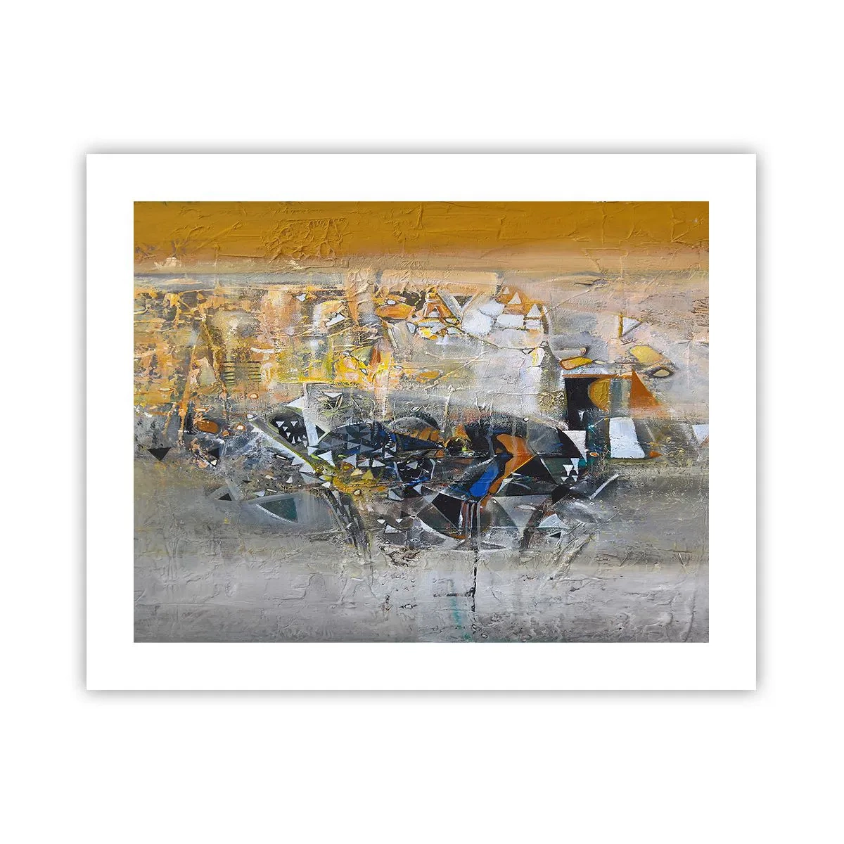 Plakat - Alt vil falde på plads - 50x40 cm