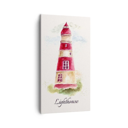 Lærredstryk - Billede på lærred - Altid vejret omkring - 45x80 cm
