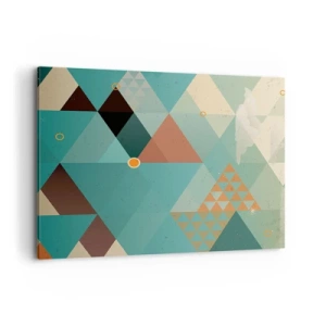 Lærredstryk - Billede på lærred - Enhed af mangfoldighed, mangfoldighed af enhed - 100x70 cm