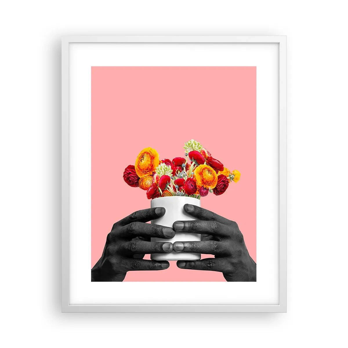 Plakat i hvid ramme - Livets apotheose - 40x50 cm