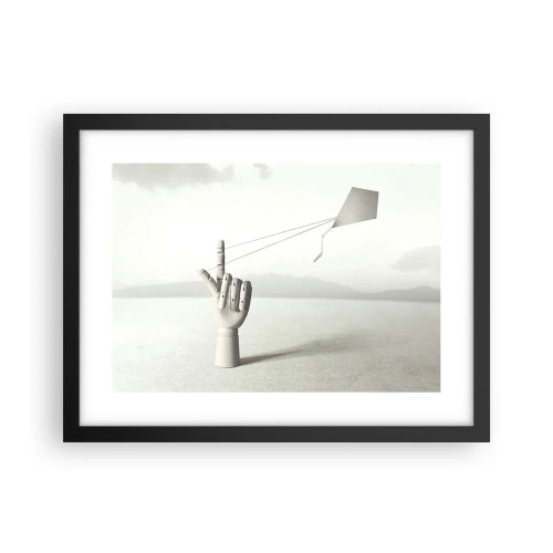 Plakat i sort ramme - Styrkeprøve - 40x30 cm