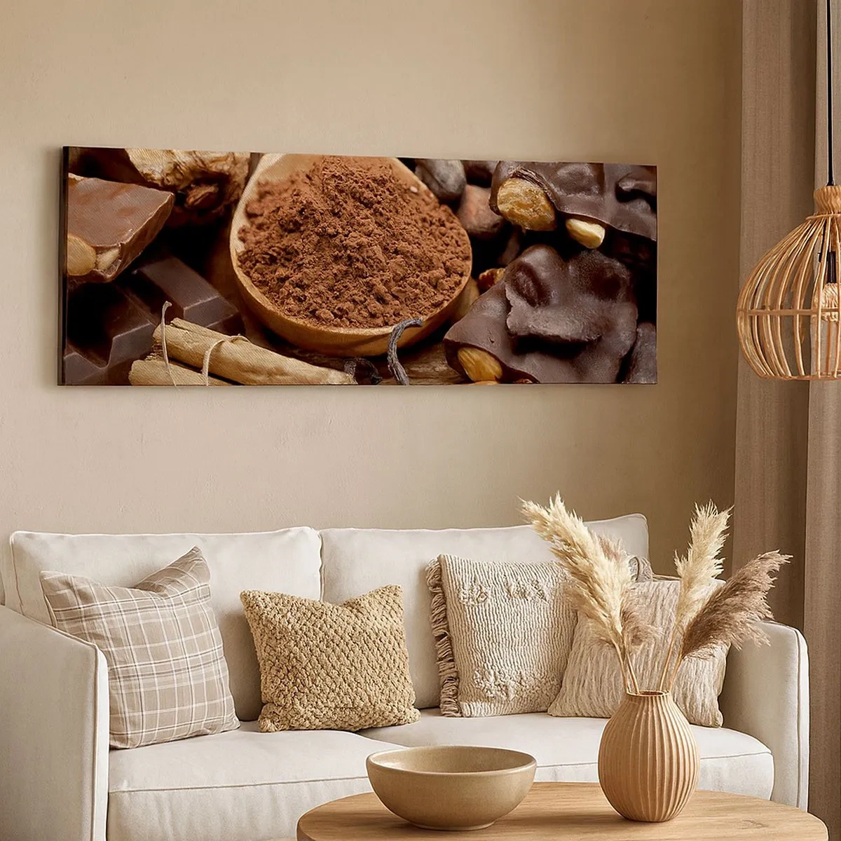 Lærredstryk - Billede på lærred - Bedst mod tristhed - 100x40 cm