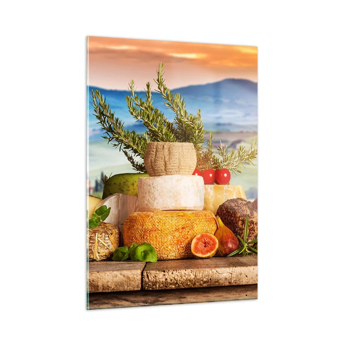 Billede på glas - Italiensk livsglæde - 50x70 cm