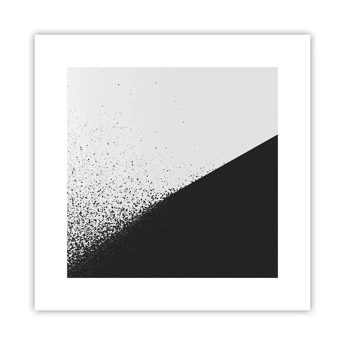 Plakat - Hurtigere og hurtigere, mere og mere - 30x30 cm