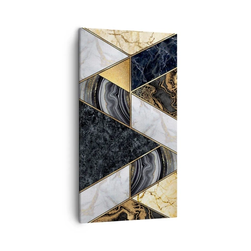 Lærredstryk - Billede på lærred - Sten for sten - 45x80 cm