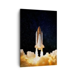 Lærredstryk - Billede på lærred - Ad astra! - 50x70 cm