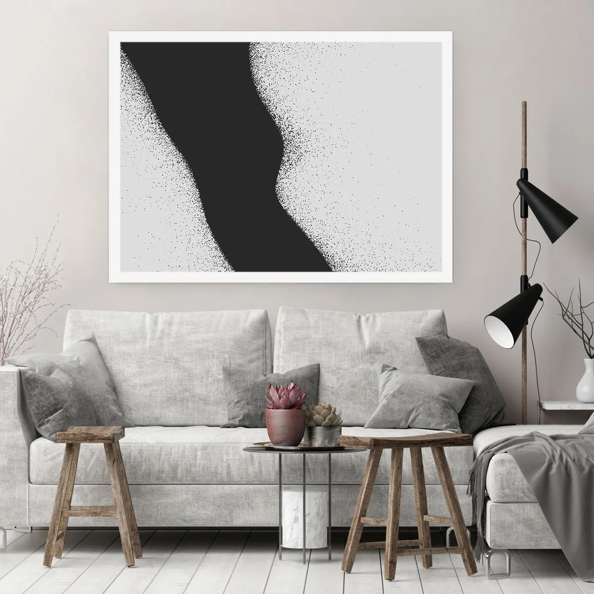 Plakat - Flydende balance - 70x50 cm