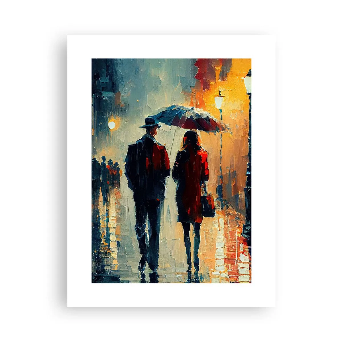 Plakat - Urban kærlighedshistorie - 30x40 cm