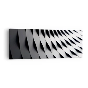 Lærredstryk - Billede på lærred - På bølgernes overflade - 140x50 cm