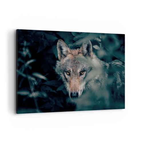 Lærredstryk - Billede på lærred - Jæger - 120x80 cm