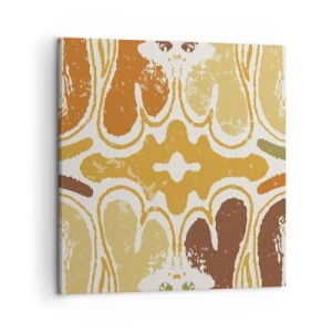 Lærredstryk - Billede på lærred - Sentimental abstraktion - 50x50 cm